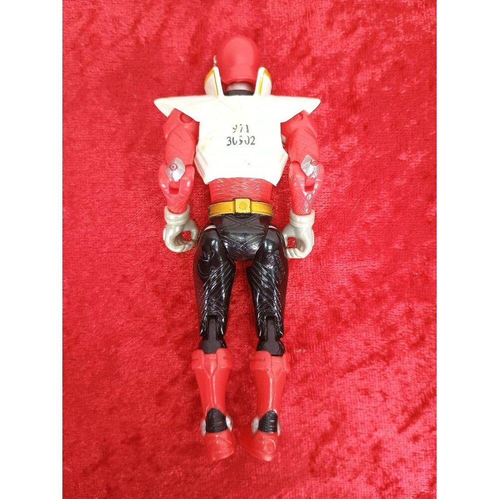 Power Rangers Samurai Super Mega Ranger Fire Red Ranger 4" Action Figure‎ - Picture 3 of 5